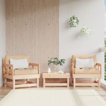 vidaXL Καρέκλες Κήπου με Μαξιλάρια 2 τεμ. από Μασίφ Ξύλο Πεύκου