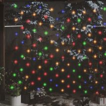 vidaXL Χριστουγεν. Φωτάκια Δίχτυ Πολύχρωμα Εσ./Εξ. Χώρου 3x3μ. 306 LED