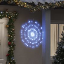 vidaXL Φωτάκια Χριστουγεννιάτικα 140 LED Ψυχρό Λευκό 17 εκ.