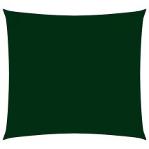 vidaXL Πανί Σκίασης Τετράγωνο Σκούρο Πράσινο 3x3 μ. από Ύφασμα Oxford