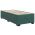 Κρεβάτι Boxspring με Στρώμα Σκούρο Πράσινο 100x200εκ. Βελούδινο