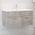 vidaXL Ντουλάπι Νιπτήρα Γκρι Σκυροδέματος 90x38,5x46 εκ. Μοριοσανίδα