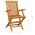 vidaXL Καρέκλες Κήπου 2 τεμ. από Μασίφ Ξύλο Teak με Ανθρακί Μαξιλάρια