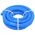 vidaXL Σωλήνας Πισίνας Μπλε 38 χιλ. 6 μ. με Σφιγκτήρες