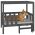 vidaXL Κρεβάτι Σκύλου Γκρι 95,5x73,5x90 εκ. από Μασίφ Ξύλο Πεύκου