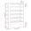 vidaXL Ραφιέρα Κρασιών 61,5x30x82 εκ. από Μασίφ Ξύλο Πεύκου