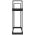 vidaXL Ραφιέρα Καυσόξυλων Μαύρο 110x35x108,5 εκ. από Μασίφ Ξύλο Πεύκου