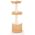 vidaXL Γατόδεντρο από Ξύλο Ιτιάς με Στύλο Ξυσίματος από Σχοινί Σιζάλ