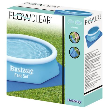 Bestway Υπόστρωμα Πισίνας Flowclear 274 x 274 εκ.