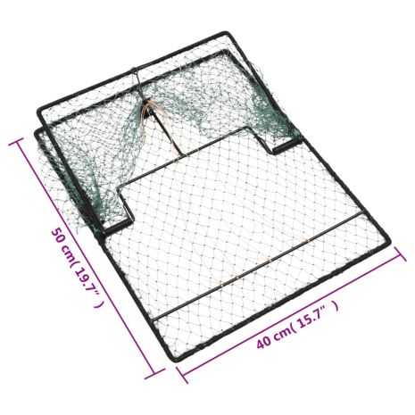 Παγίδα Πουλιών Πράσινη 50 x 40εκ. από Ατσάλι