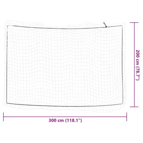 Δίχτυ για Τρέιλερ με Ελαστικό Σχοινί Λευκή 3x2 μ. από PP