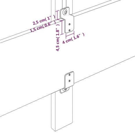 Κεφαλάρι Κρεβατιού Ανοιχτό Γκρι 100x5x78/88 εκ. Βελούδινο (US)