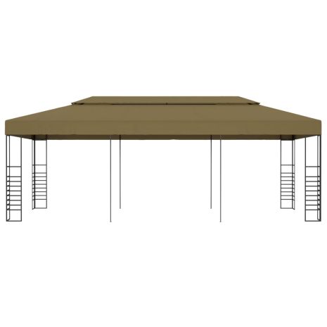 Κιόσκι 6 x 3 x 2,7 μ. Taupe 180 γρ/μ²