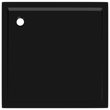 vidaXL Βάση Ντουζιέρας Τετράγωνη Μαύρη 80 x 80 εκ. από ABS
