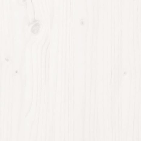 vidaXL Ραφιέρα Καυσόξυλων Λευκό 100x25x100 εκ. από Μασίφ Ξύλο Πεύκου